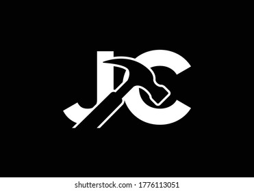 J C Initial Letter Logo design, Graphic Alphabet Symbol for Corporate Business Identity