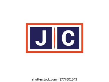 J C Initial Letter Logo design, Graphic Alphabet Symbol for Corporate Business Identity
