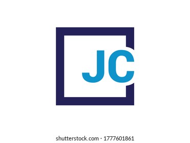 J C Initial Letter Logo design, Graphic Alphabet Symbol for Corporate Business Identity