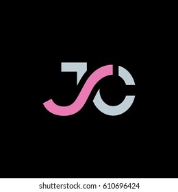 J & C Letter logo design vector element