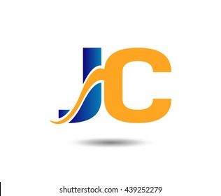 J and c logo vector

