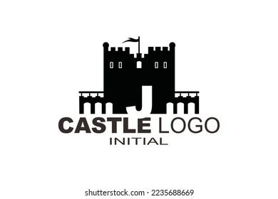 J Castle Letter logo template for your branding.