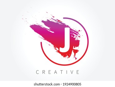 J Creating an Artistic Brush Article Logo.