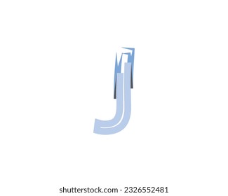 j creative logo design element