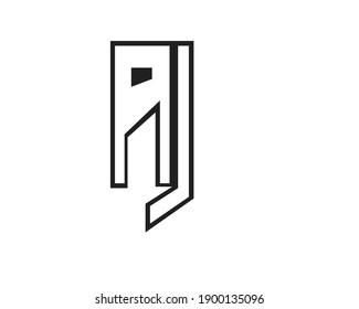 a j creative logo designs and initials