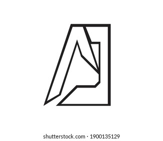 a j creative logo designs and initials