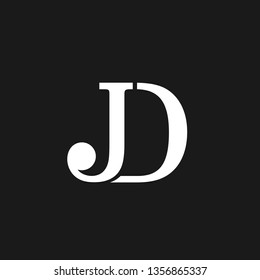 J D Letters Stock Vector (Royalty Free) 1356865337 | Shutterstock