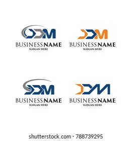 J, D, M logo Vector. Scalable vector sign, containing hidden connected letters I, L, P, n, D, J, m, R. Isolated logo, for screen (web, mobile app, video, etc.) and print (corporate identity, advertisi