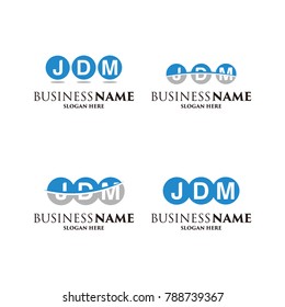 J, D, M logo Vector. Scalable vector sign, containing hidden connected letters I, L, P, n, D, J, m, R. Isolated logo, for screen (web, mobile app, video, etc.) and print (corporate identity, advertisi