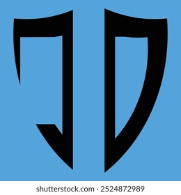 LOGOTIPO DE J D NAME PARA CUALQUIER NOMBRE DE NEGOCIO 