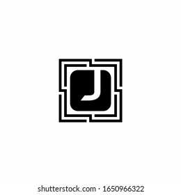 J Elegante Lujo Logotipos Vector Ilustración