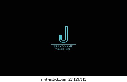 J emblem logotype illustration and symbol