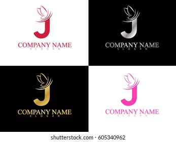 J font logo design