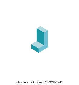 J Font logo. Modern design vector font for title, header, lettering. Corporate Vector abc technology typeface. 