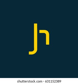 J H Joint letter logo design vector