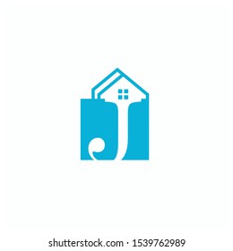 J HOME LOGO DESIGN CONCEPT BRANDING 