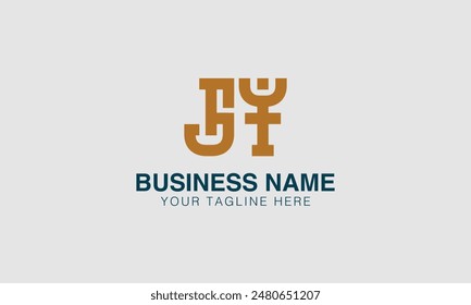 J  initial logo | initial based abstract modern minimal creative logo, vector template image. luxury logotype logo, real estate homie . typography . initials