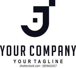j initial logo for business