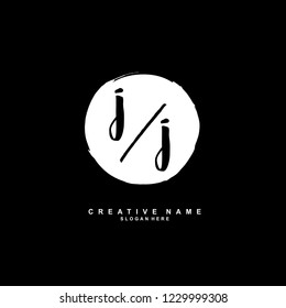 J J JJ Initial logo template vector