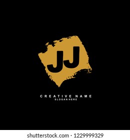 J J JJ Initial logo template vector