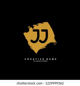 J J JJ Initial logo template vector