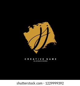 J J JJ Initial logo template vector