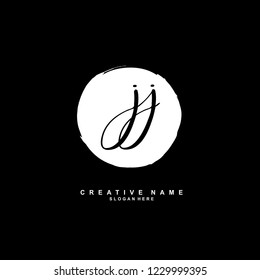 J J JJ Initial logo template vector