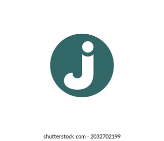 Plantilla vectorial de diseño de logotipo J y jj