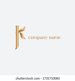 J K Initial minimalist logo letters Modern templates for company business, branding, Invitation cards, Logo identity