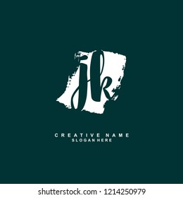 J K JK Initial logo template vector