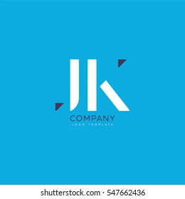 J K Letters Logo, Business vector logo template