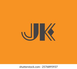 J and K logo design. JK abstract Letters Logo Monogram. This logo design is the process of creating a visual symbol that represents a brand, company, or individual.