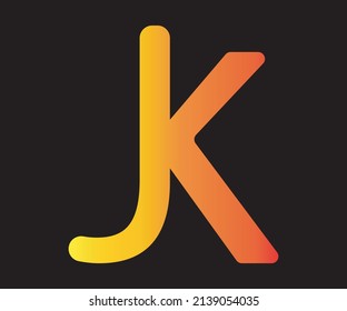 J K Logo Vector On Black Stock Vector (Royalty Free) 2139054035 ...