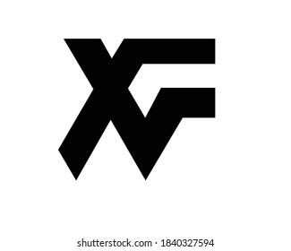 j & k and x & f logo designs and monogram logos