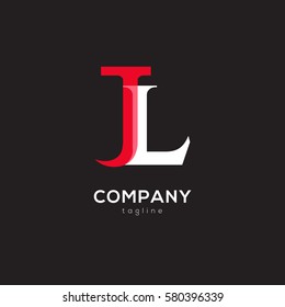 J & L Letter logo design vector element
