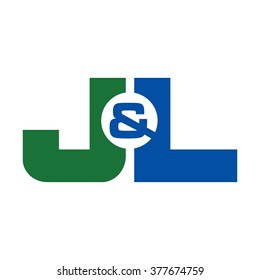 j and l logo vector.