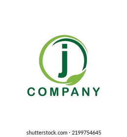 J Landscaping Logo Template monogram