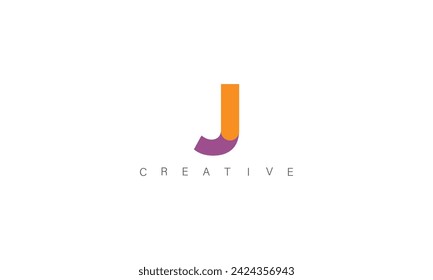 Logotipo de J latter útil y único