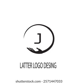j latter logo and vector