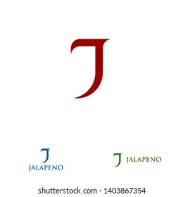 J letter design concept for business or company name initial