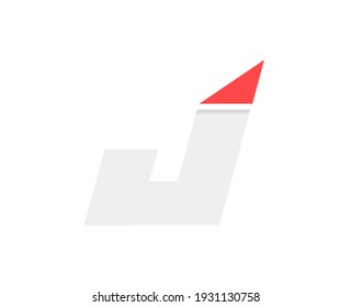 J letter fast, speed motion font