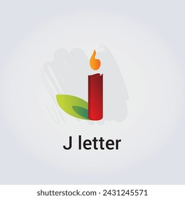 J Letter Icon Design Single Isolated Logo Design Brand Corporate Identity Various Colors Editable Template Vector Monogram Emblem Illustration Branding on Light Gradient Background