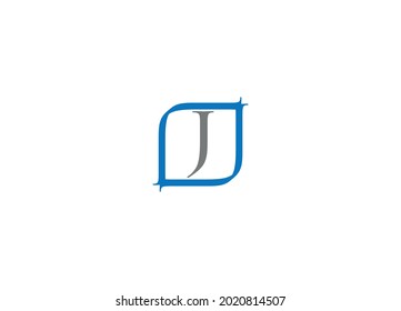 j letra diseño de logotipo moderno inicial icono vectorial