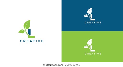 Plantilla de diseño de icono de logotipo de hoja de letra J