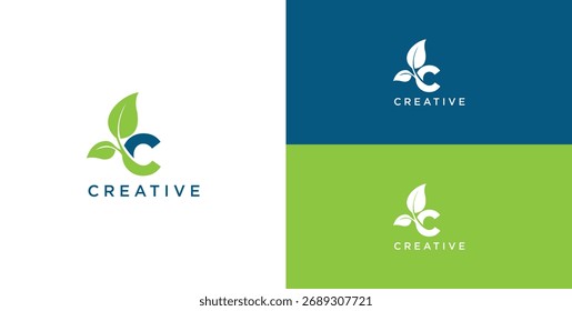 Plantilla de diseño de icono de logotipo de hoja de letra J