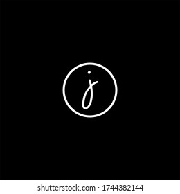 J letter logo abstract design