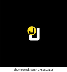 Diseño abstracto del logotipo de letra J
