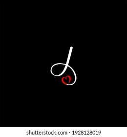J letter logo abstract design on black color background. j alphabet