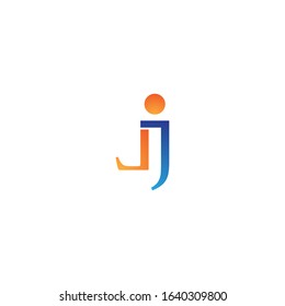 
J Letter logo business template vector icon