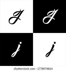 J letter logo concept design